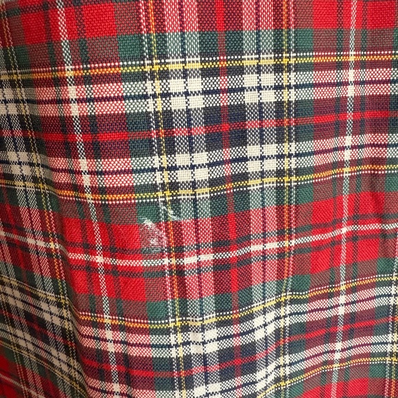 Ralph Lauren Men’s Comfort Fit Tartan Red and Green Plaid Button Down Shirt XXL - Picture 10 of 15
